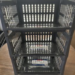 3 Jumbo Stacking Bins - New