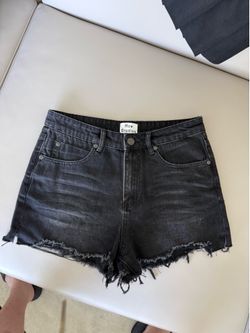 Hoe Studios black denim shorts Size 42 #denim #summer