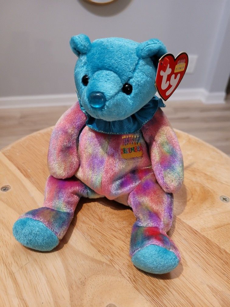 Ty Beanie Baby December Birthday Bear