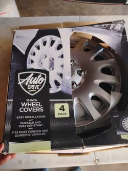 16 " wheel covers     3 in box new