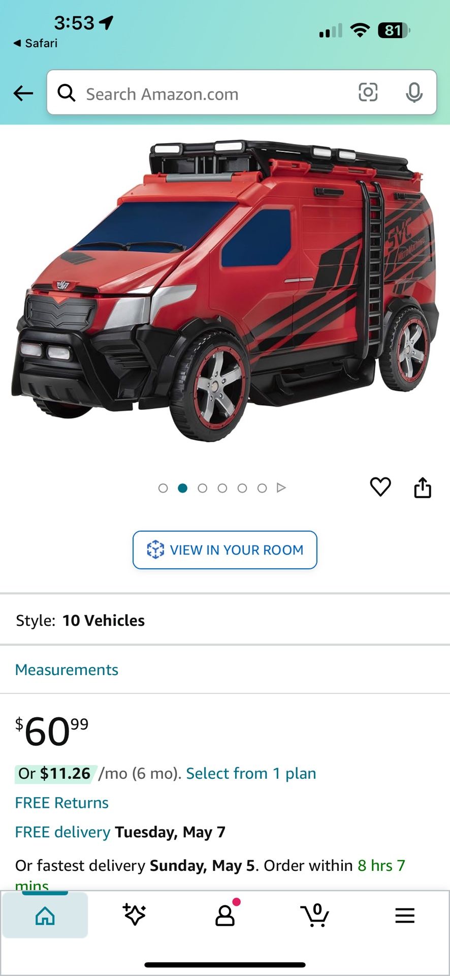 Micro Machines 2020 Super Van City Large Transforming Playset $30 dlls.