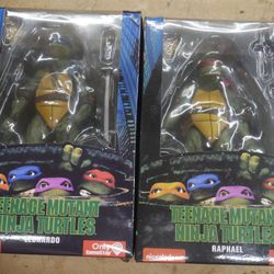 Nickelodeon Teenage Mutant Ninja Turtles  Movie 4 Figure Set RAPHAEL LEONARDO MCIHELANDELO DONATELLO. 