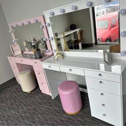 Glam Vanity Set Same Day Delivery No Money Down No Credit Need 0% Interest 
