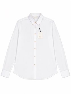 Vintage Paul Smith Men’s White 100% Cotton Dress Shirt Size 17 Made in Italy NWT