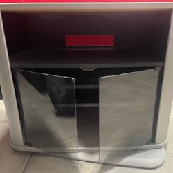 TV - Stereo cabinet with Glass Doors. 