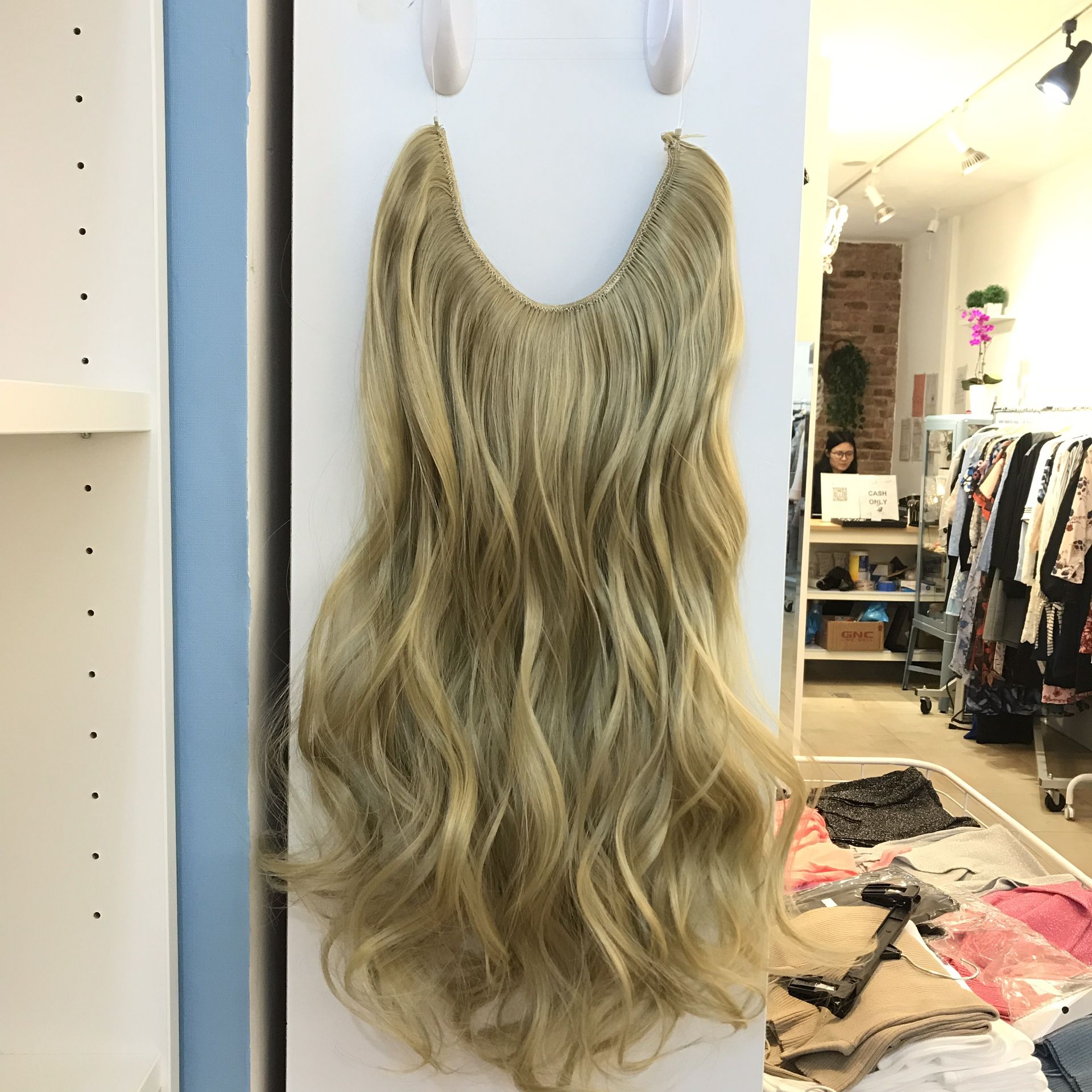 24” Fish line band halo hair extension