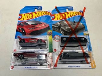 Hot Wheels (Lamborghini, Mercury)