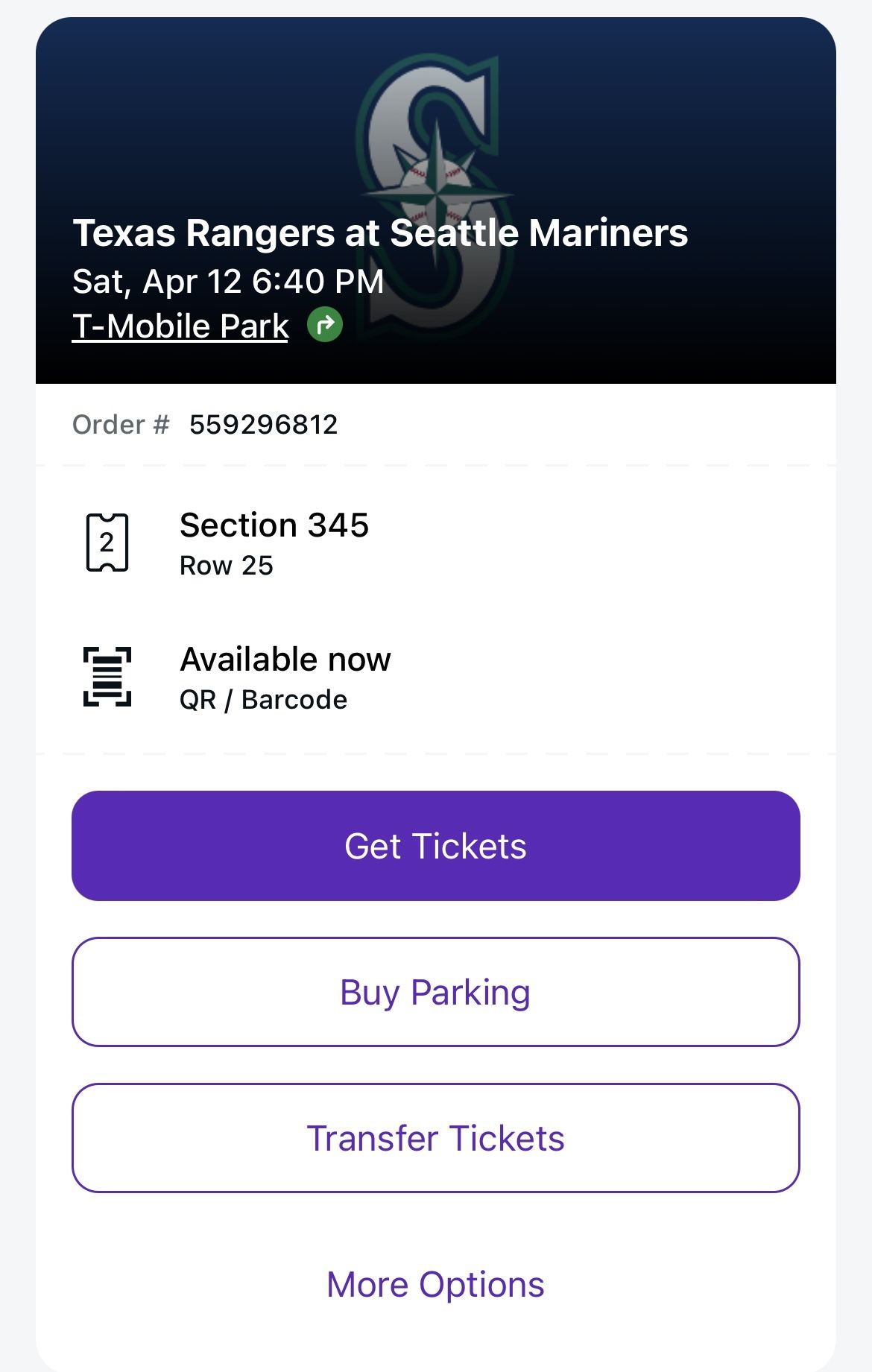 Mainers tickets 4/12