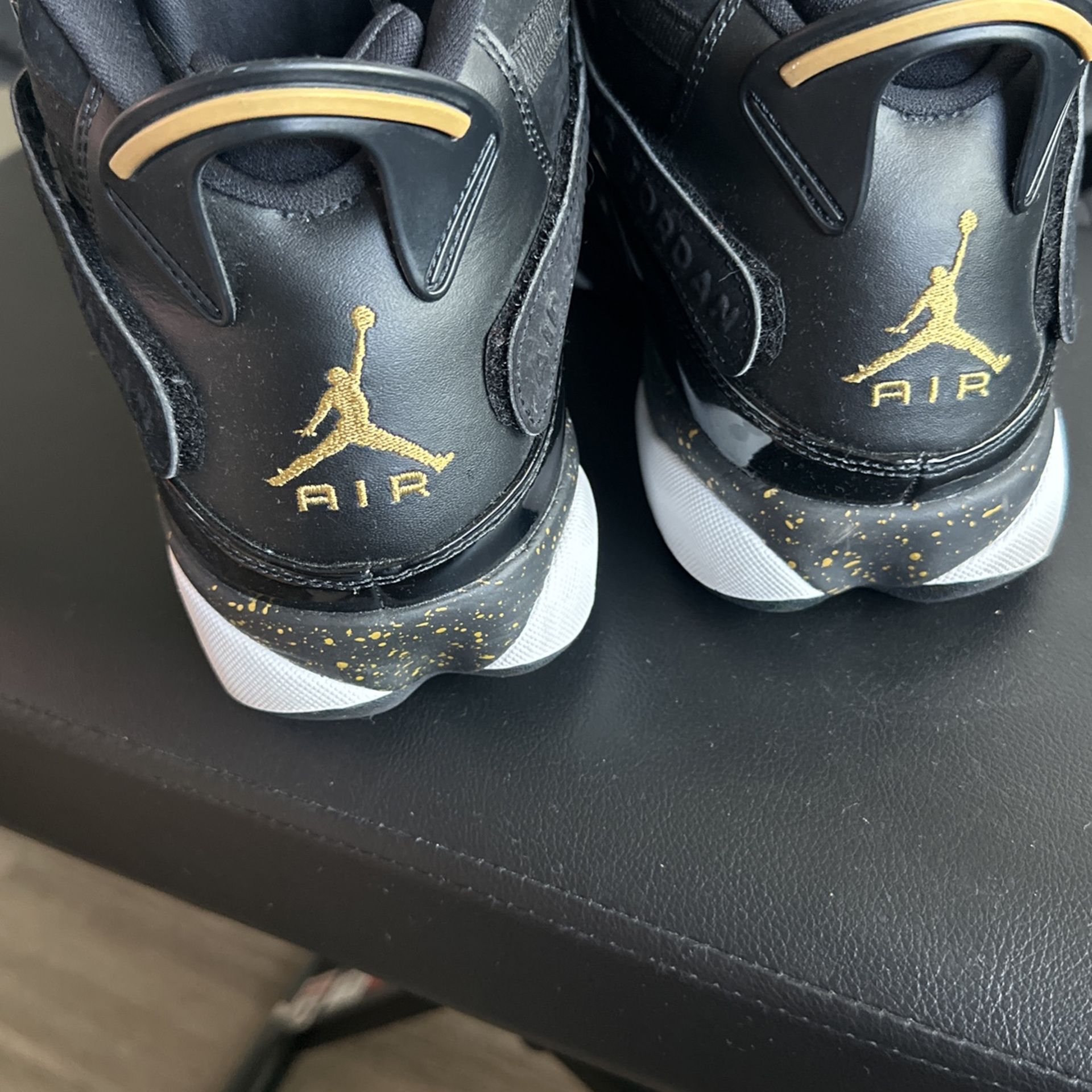 Nike Mens Jordan 6 Rings 322992 007 Black Metallic Gold Sneaker Shoes for Sale in Fullerton CA OfferUp