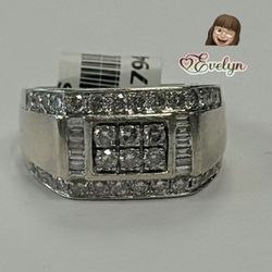 10kt Mens Ring 2.18ctw 9.5g Size 9.5