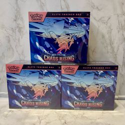 New/Sealed Chaos Rising Elite Trainer Box