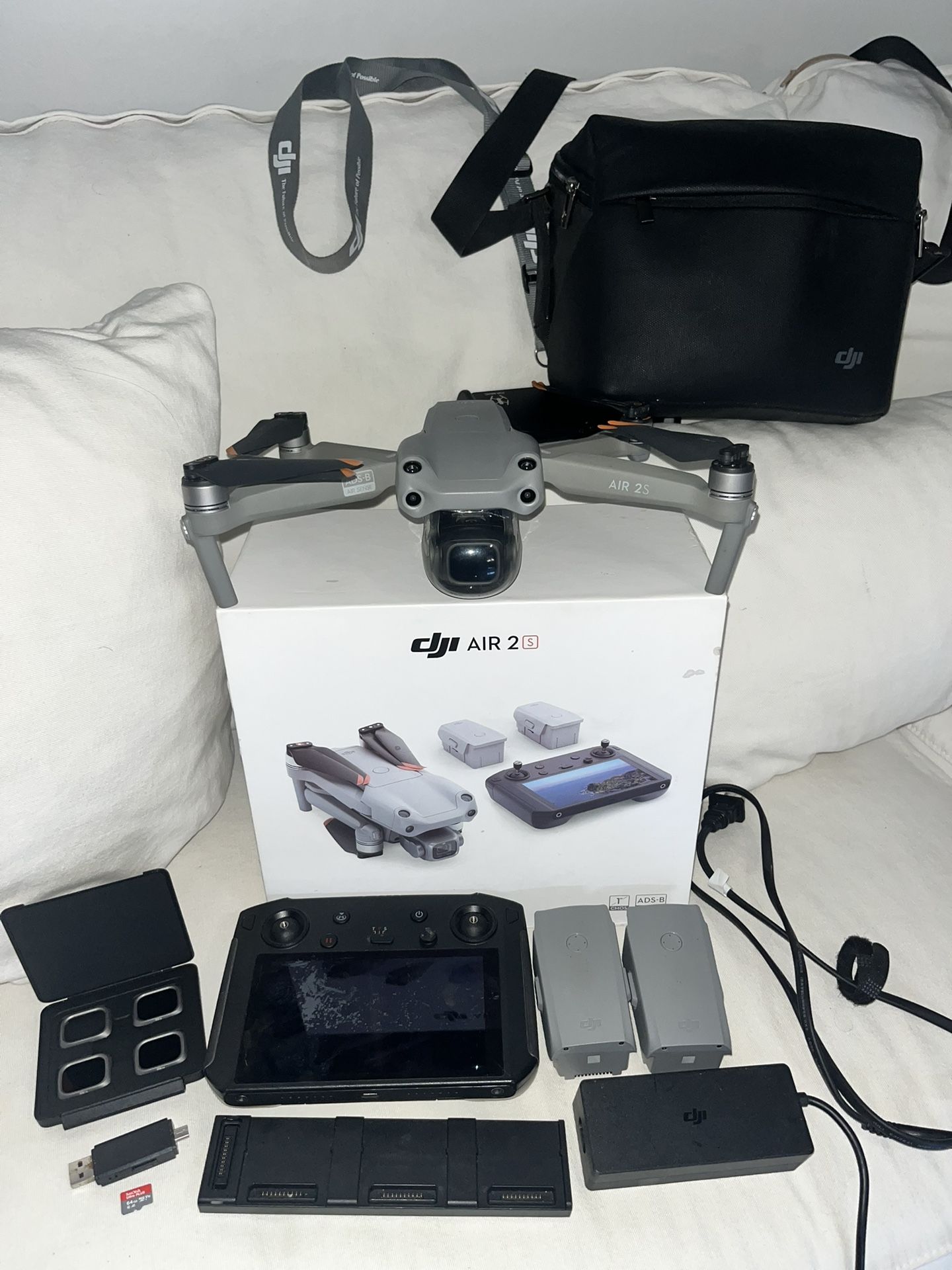 DJI Air 2s With AbS And Smart Controller