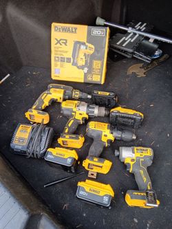 DeWalt 20V XR Power Tool Set with Batteries