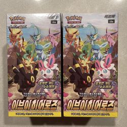 Eevee Heroes Korean Booster Box *SEALED* Pokemon TCG Umbreon Espeon Vaporeon Sylveon Flareon Leafeon Glaceon VMAX S6a Evolving Skies