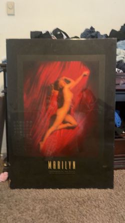 Marilyn Monroe Framed Poster Print Wooden Frame