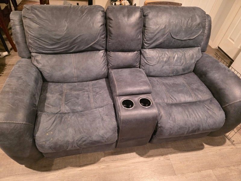 Couch, Blue,