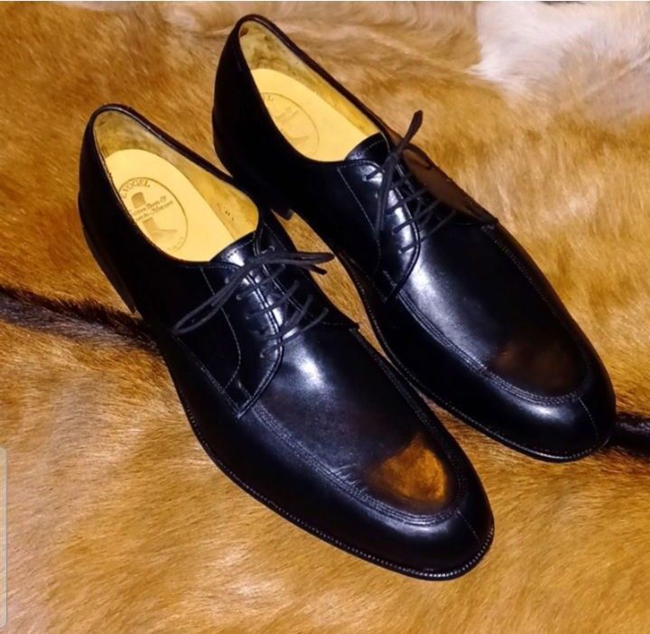 E. Vogel Custom-made Black Leather Shoes, 14