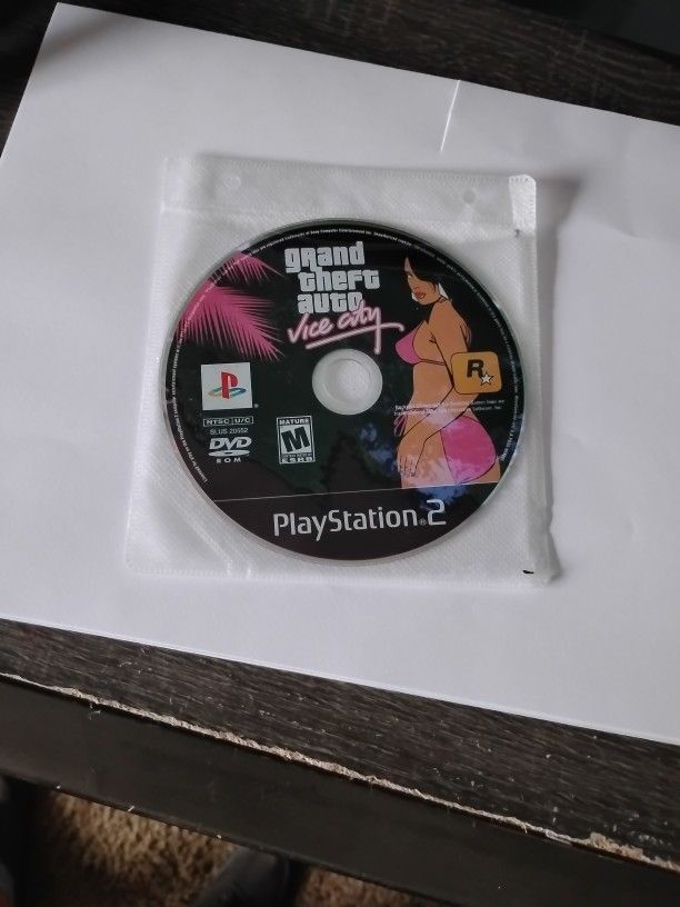 GTA Vice City Ps2 Game Good Condition