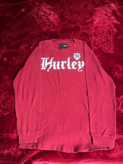 Y2K Red HURLEY long sleeve