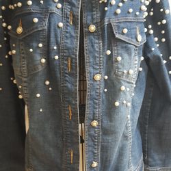 Denim Jacket Size L (Oversized)