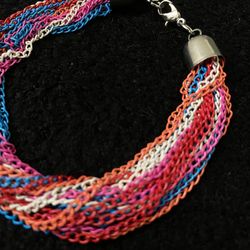 Colorful Bracelet One of A Kind Handmade In USA Unique Design Masterpiece Rare