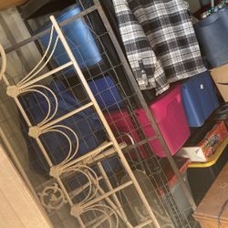 Vintage Twin Metal Bed Frame