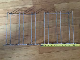 Like new chrome wine glass rack to mount under bar or cabinet for wine glasses and bar ware $5 ea
