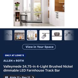 Allen+Roth Decorative Track Light 
