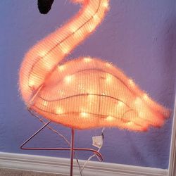 Pink Flamingo Lamp