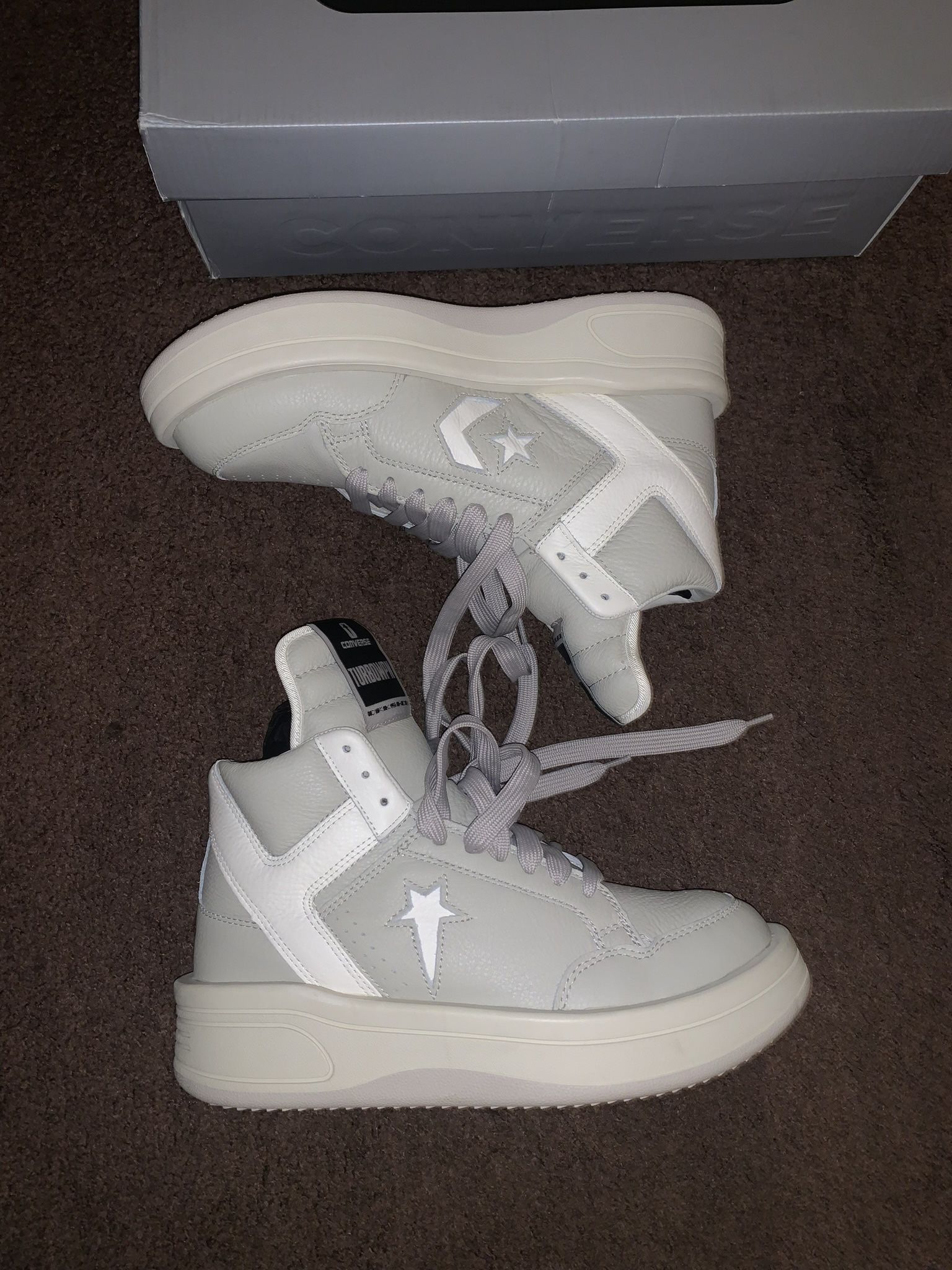 Rick Owens x Converse. Size 43(10/10.5) $240 Or Best Offer (NO TRADES FOR SALE ONLY)