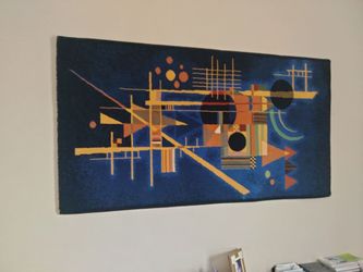 Abstract Geometric Wall Tapestry
