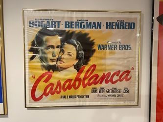 Casablanca Movie Poster Framed