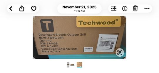 Brand New Electric Grill