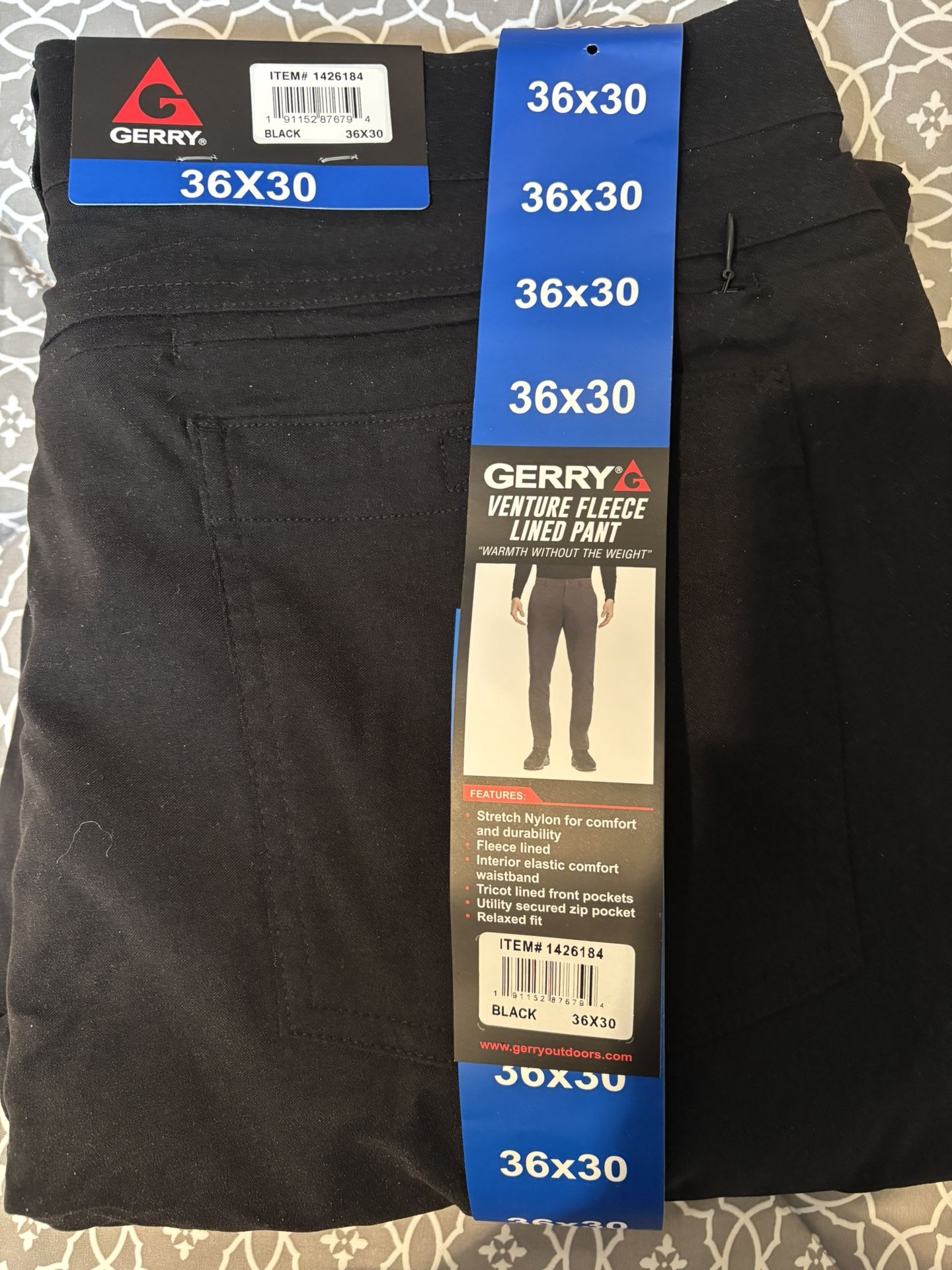 Fleece Lined Men’s Pants