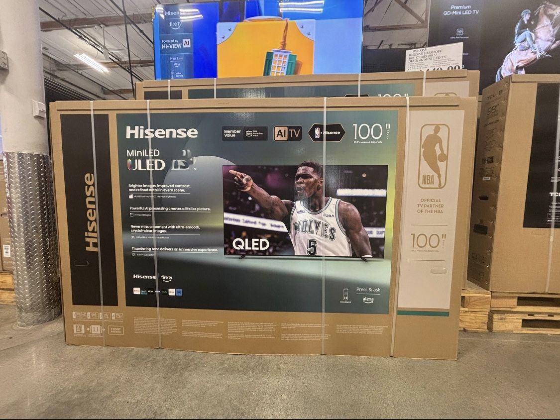 100 HISENSE QLED QD7 4K HDR SMART TV