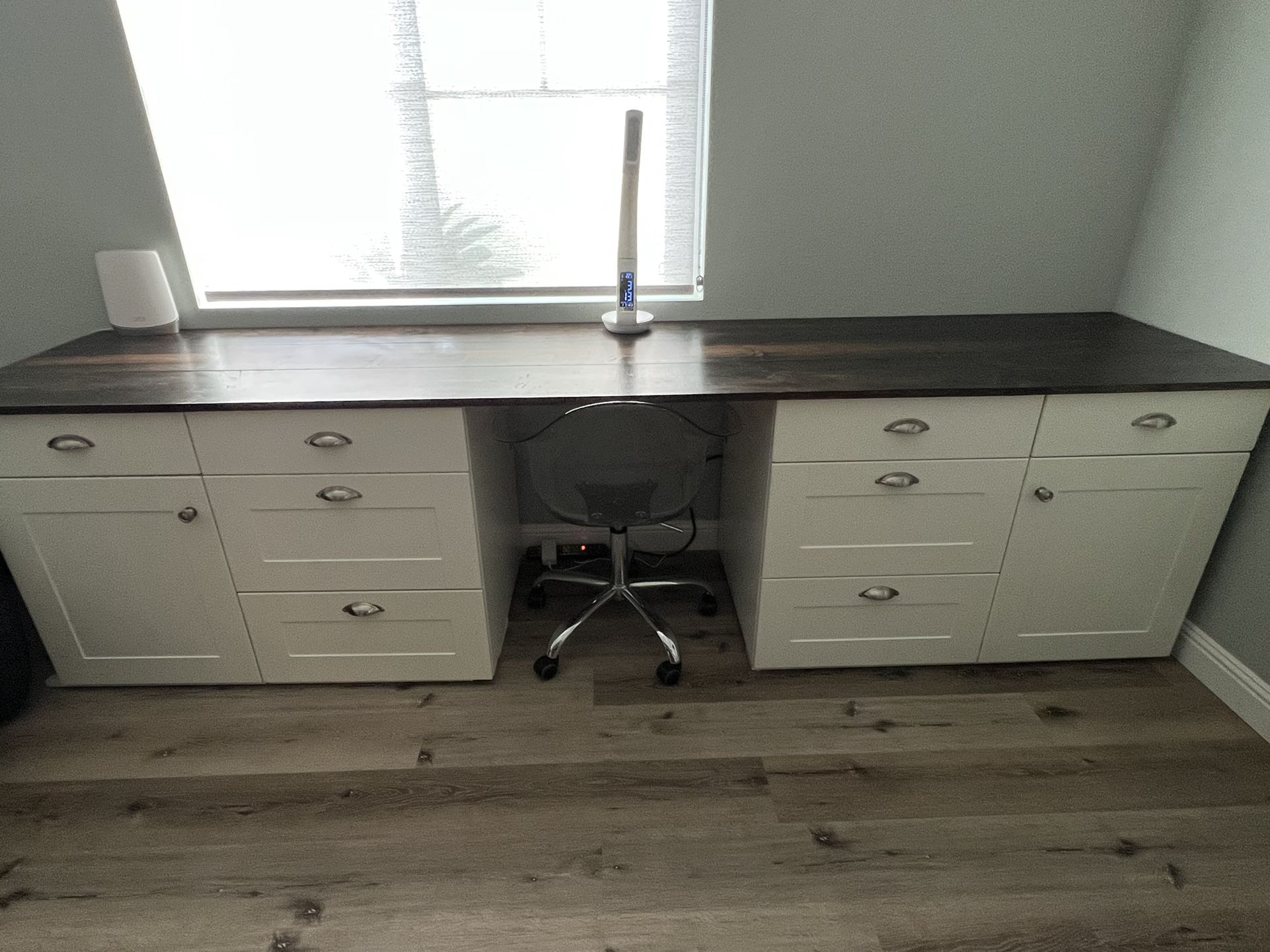 Desk and chair