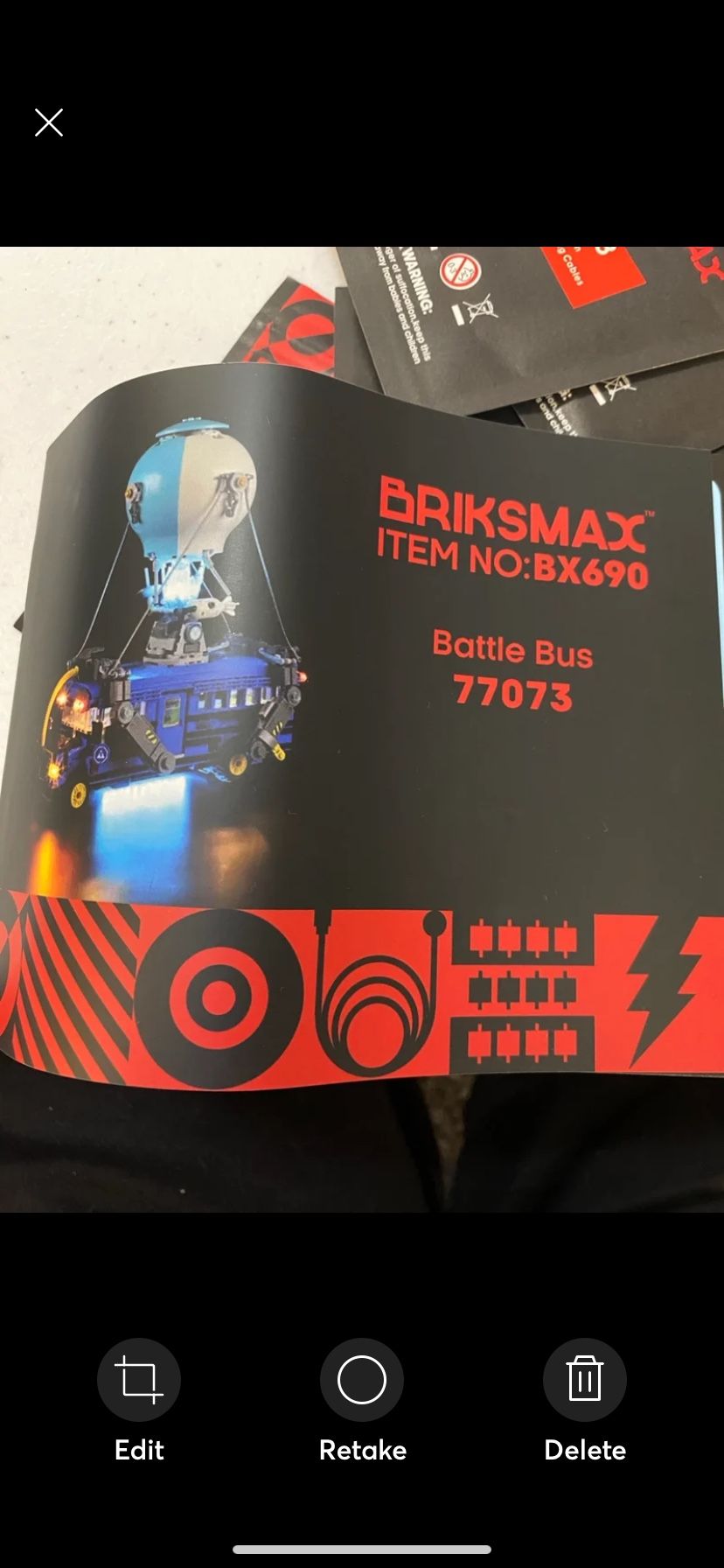 Light Kit For Lego Fortnite Battle Bus (new)
