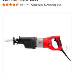 Milwaukee Orbital Super SawZall Excellent Condition $100