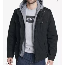 Brand New Men’s Large Black Levi Jacket