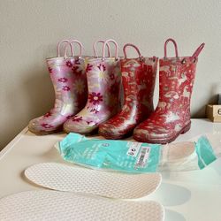 Light up Waterproof Rain boots  ($10 Each) 