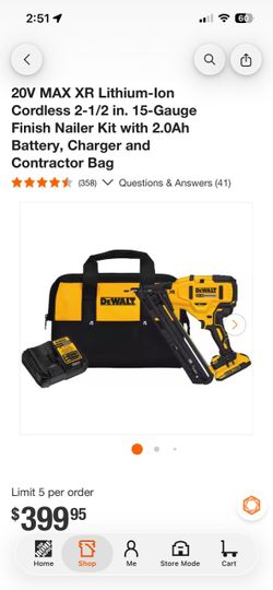 DEWALT 20V MAX XR Framing Nailer