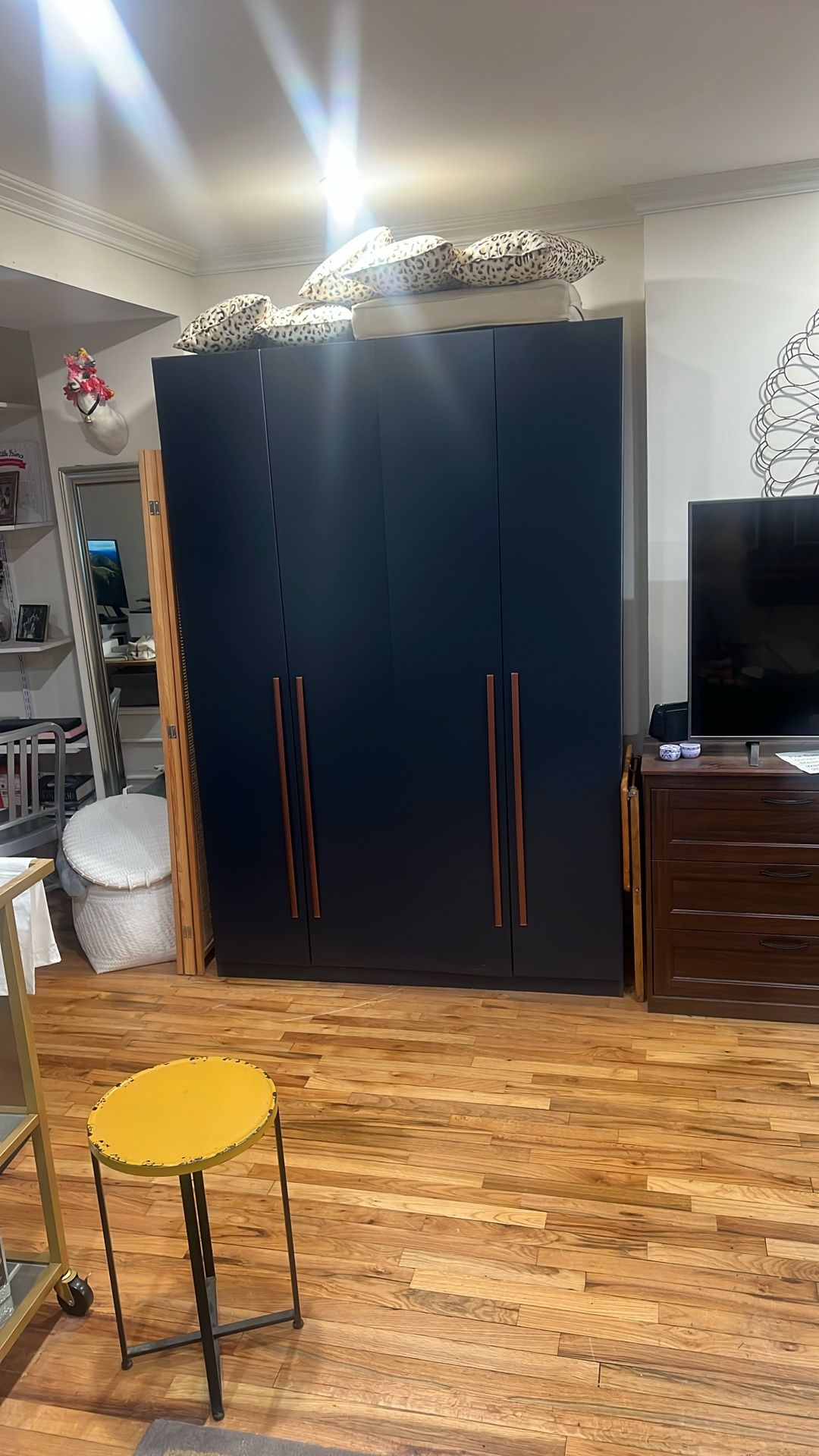 Gramercy 2 Section Free Standing Wardrobe