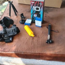 Gopro Hero 10 And  Accessories  (Brand New)