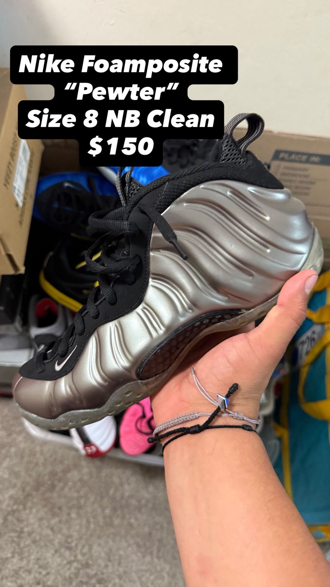 Nike Foamposite “pewter”