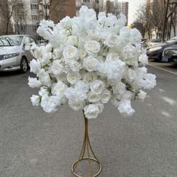 Faux Flower Centerpieces