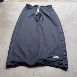 Vintage Y2K Nike Baggy Black Wide-Leg Sweatpants