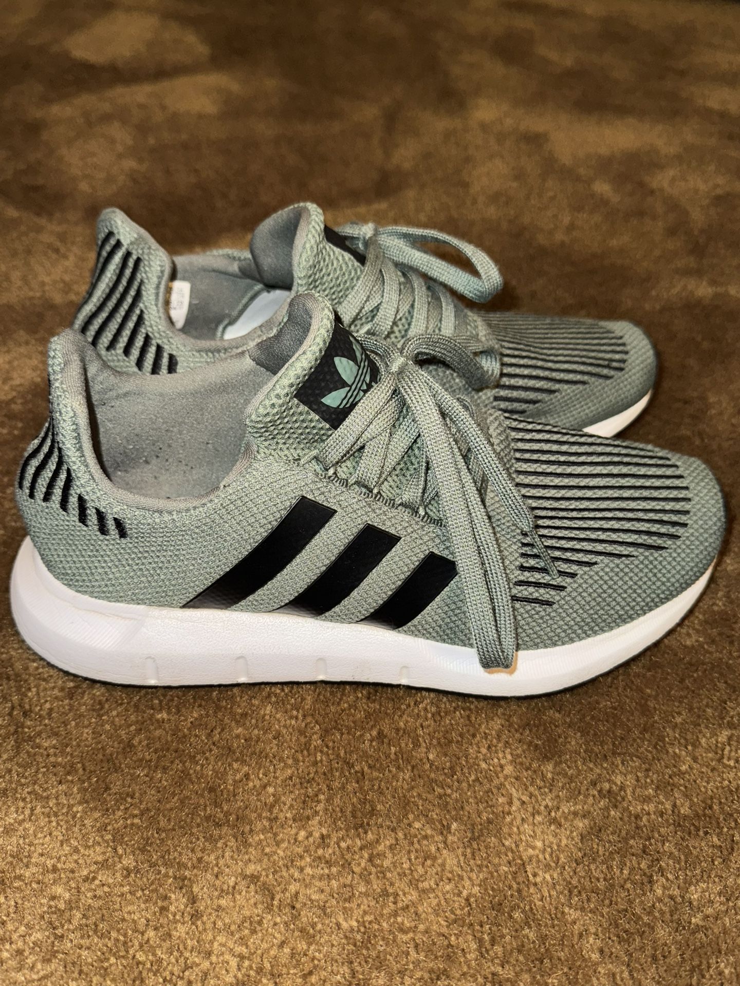 Green Women Adidas Running Shoes