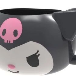 Sanrio Kuromi Ceramic 3D Sculpted Mugs 