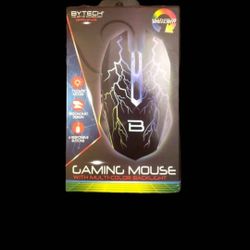 Bytech Lightning Gaming Mouse With Multi-color Blacklight 