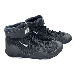 NIKE Wrestling Shoes Inflict 3 Black 325256-006 Men's Size 4.5/Women's Size 6
